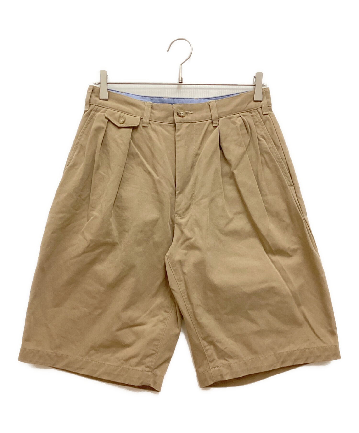 BEAMS PLUS ビームスプラス ショートパンツ メンズ 【古着】【中古】 中古・古着通販】BEAMS PLUS (ビームスプラス) 2 Pleats Shorts Twill