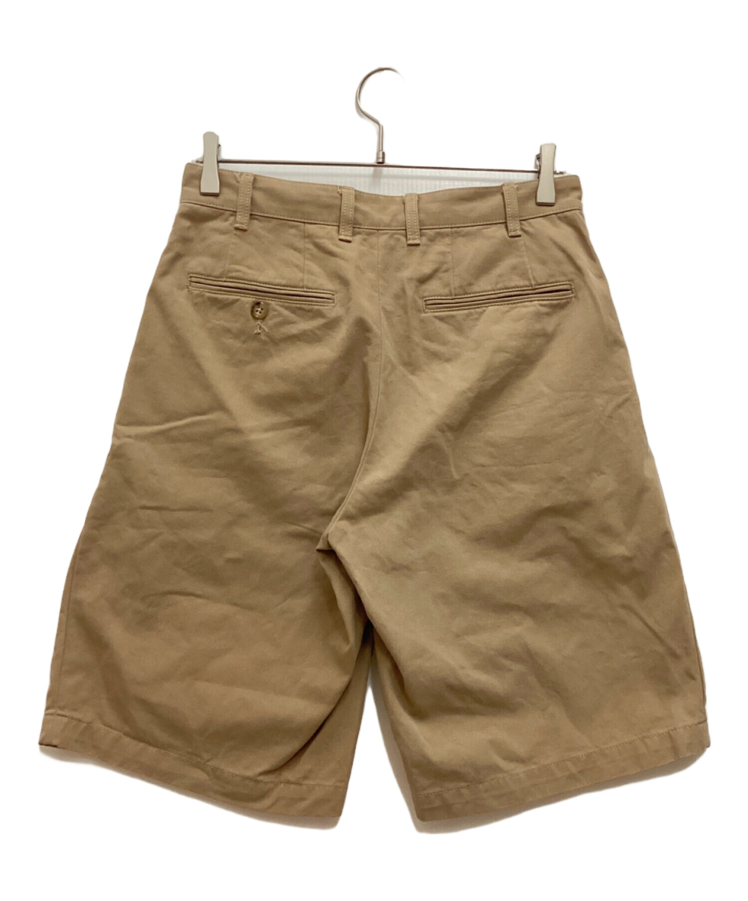 BEAMS PLUS ビームスプラス ショートパンツ メンズ 【古着】【中古】 中古・古着通販】BEAMS PLUS (ビームスプラス) 2 Pleats Shorts Twill