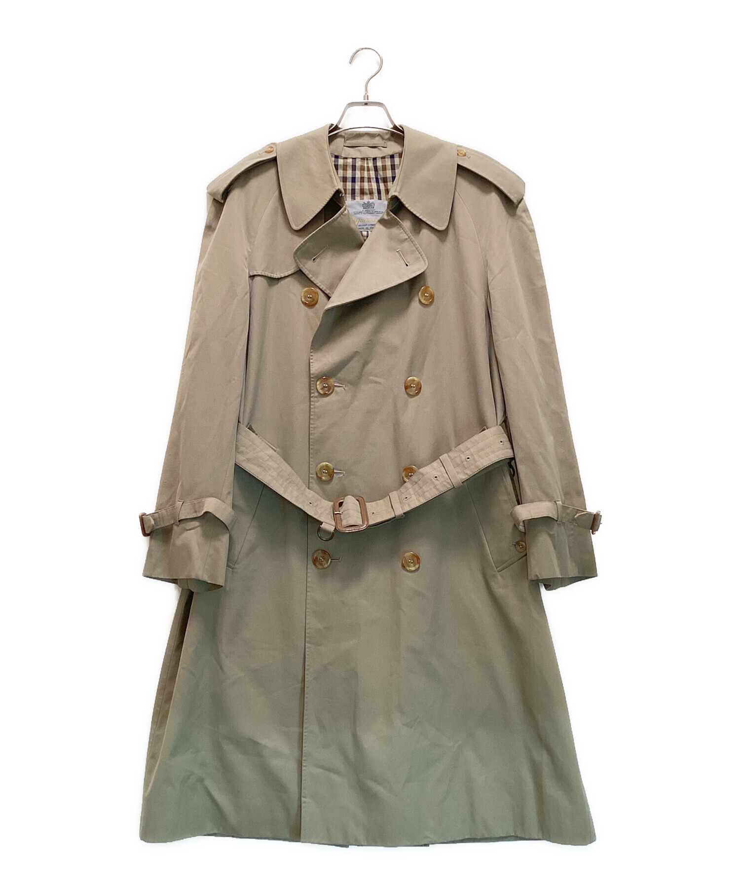 Aquascutum トレンチコート イングランド製 24時間以内に必ず発送 Aquascutum トレンチコート イングランド製 24時間以内に必ず