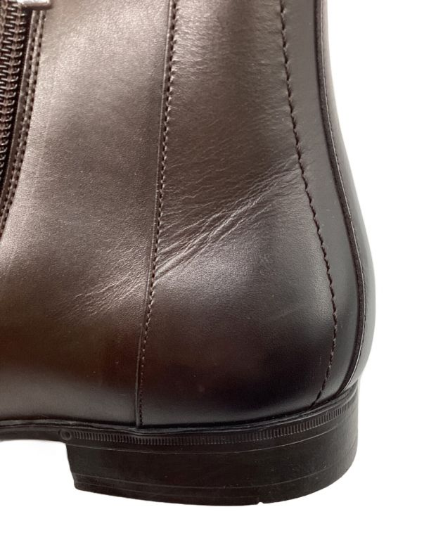 中古・古着通販】Santoni (サントーニ) サイドジップブーツ ブラウン