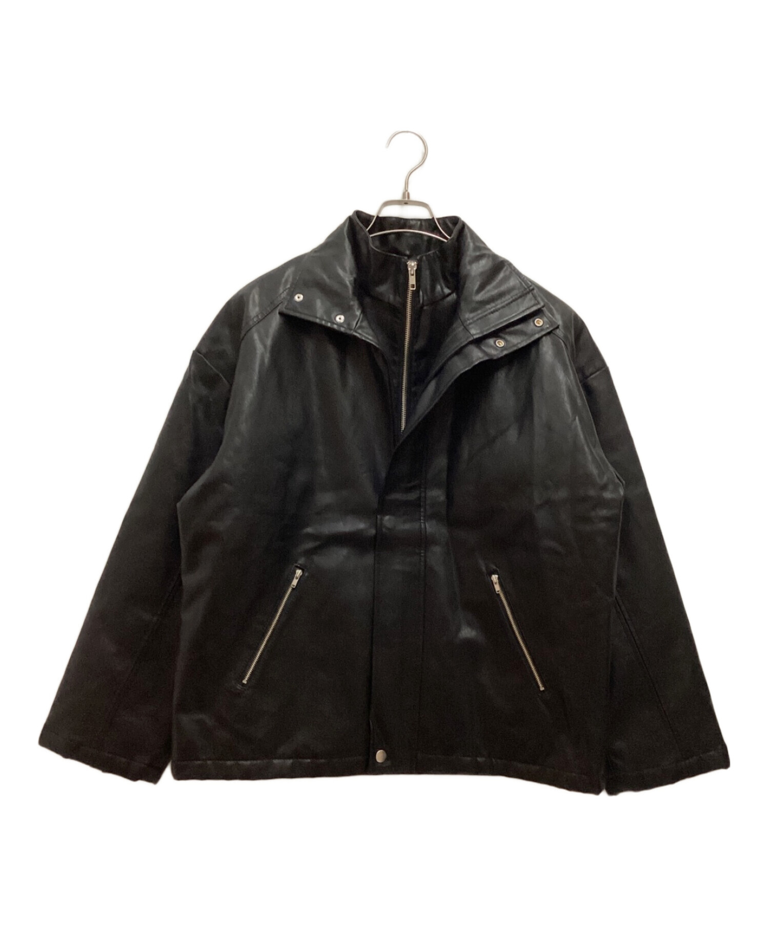 中古・古着通販】eenie (イーニー) フェイクレザージャケット 