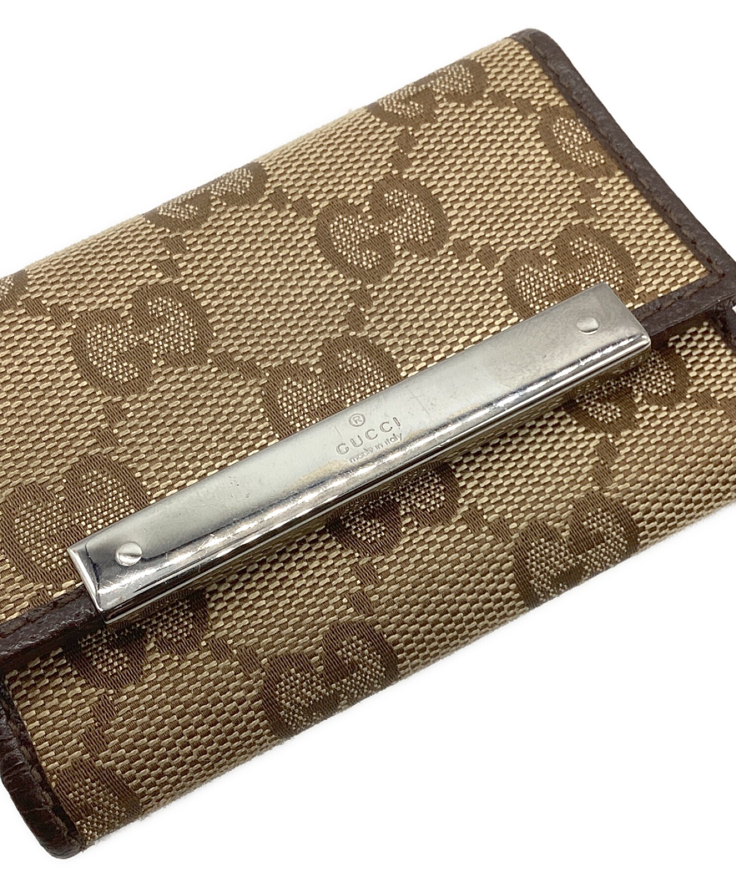 未使用品‼️GUCCI グッチ GGキャンバス ブラウン 6連 キーケース 楽天市場】【未使用品】GUCCI グッチ GGキャンバス ロゴプレート 6連