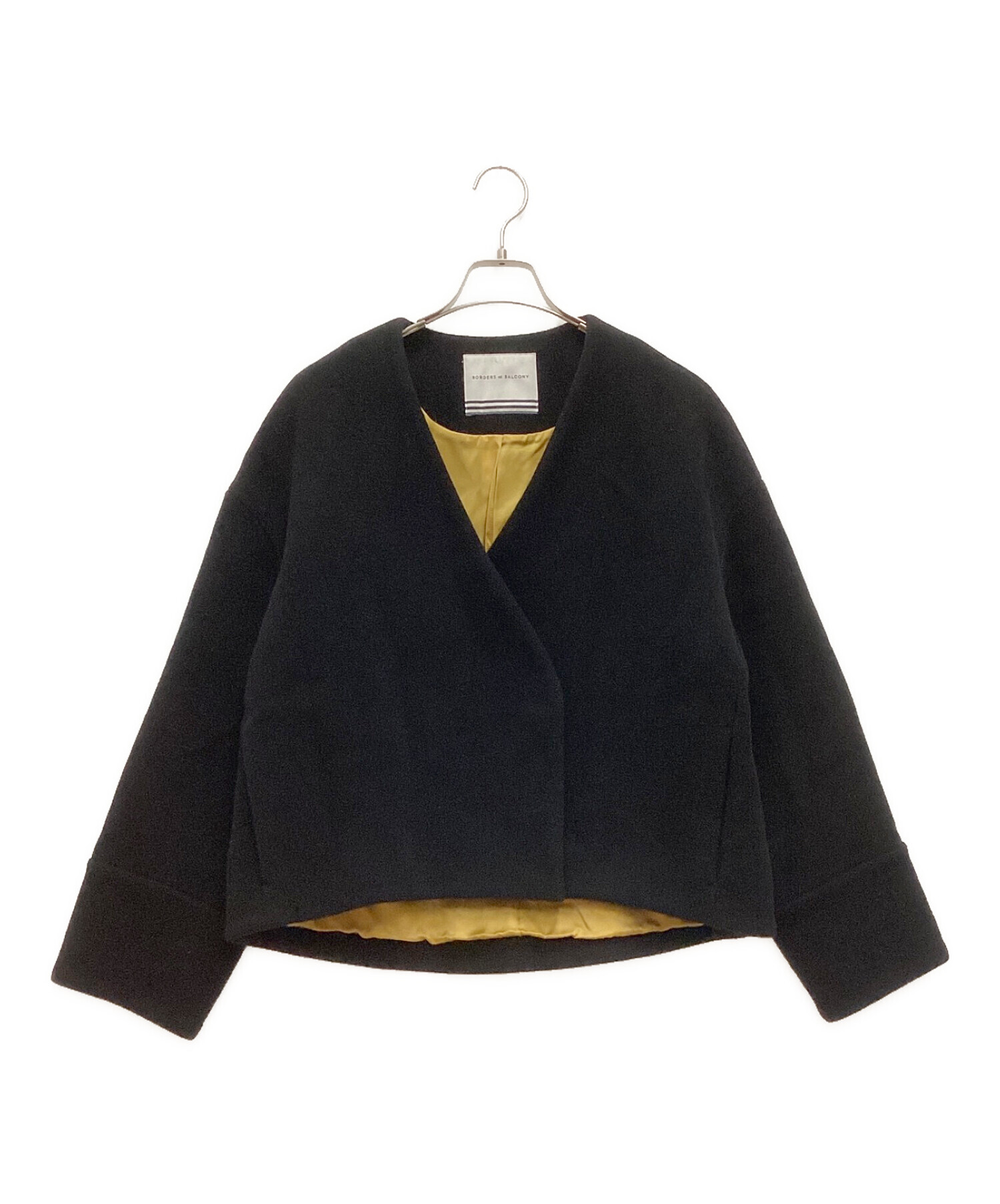 ボーダーズアットバルコニーウールコート