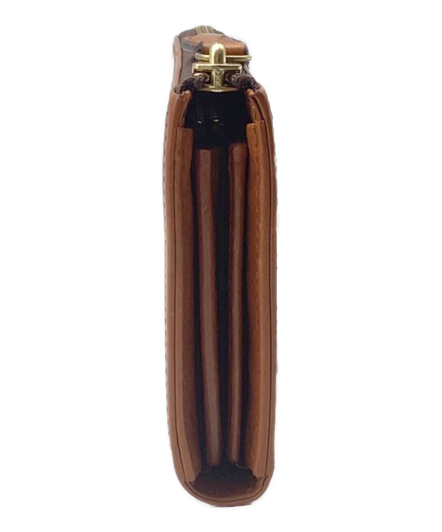 中古・古着通販】SLOW (スロウ) 長財布 L字ジップ レザー ブラウン