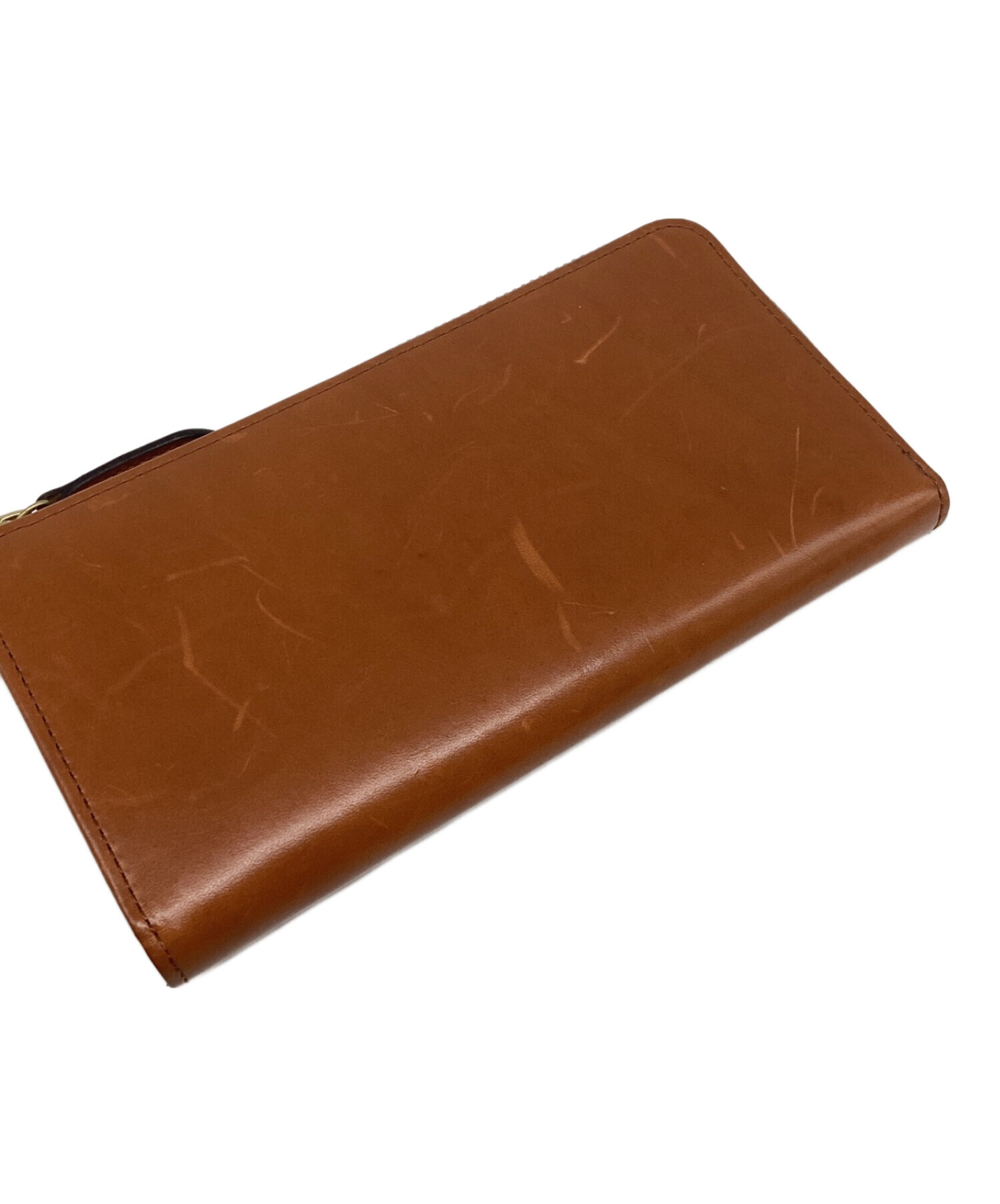 中古・古着通販】SLOW (スロウ) 長財布 L字ジップ レザー ブラウン