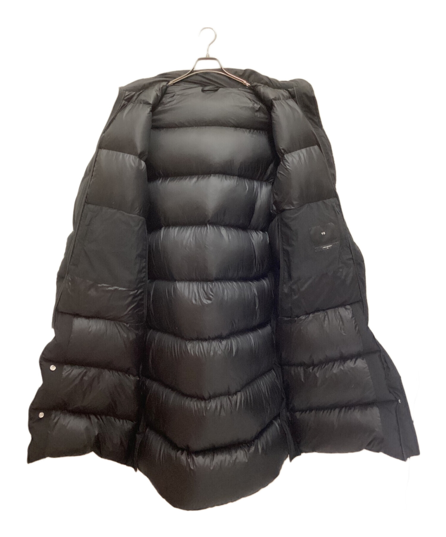 中古・古着通販】Y-3 (ワイスリー) フーデッドパデットコート ダウン 