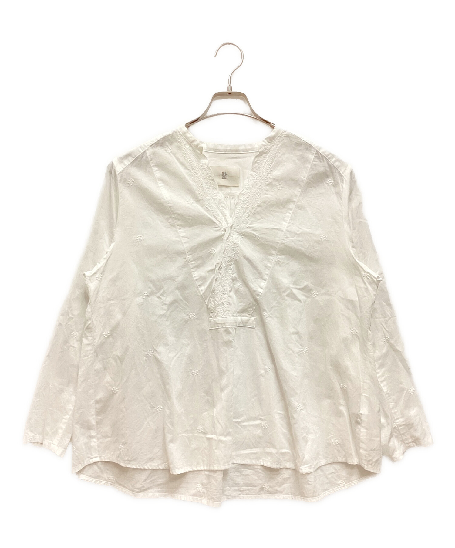中古・古着通販】GASA* (ガサ) ふたりの木 レースブラウス しらゆき と 