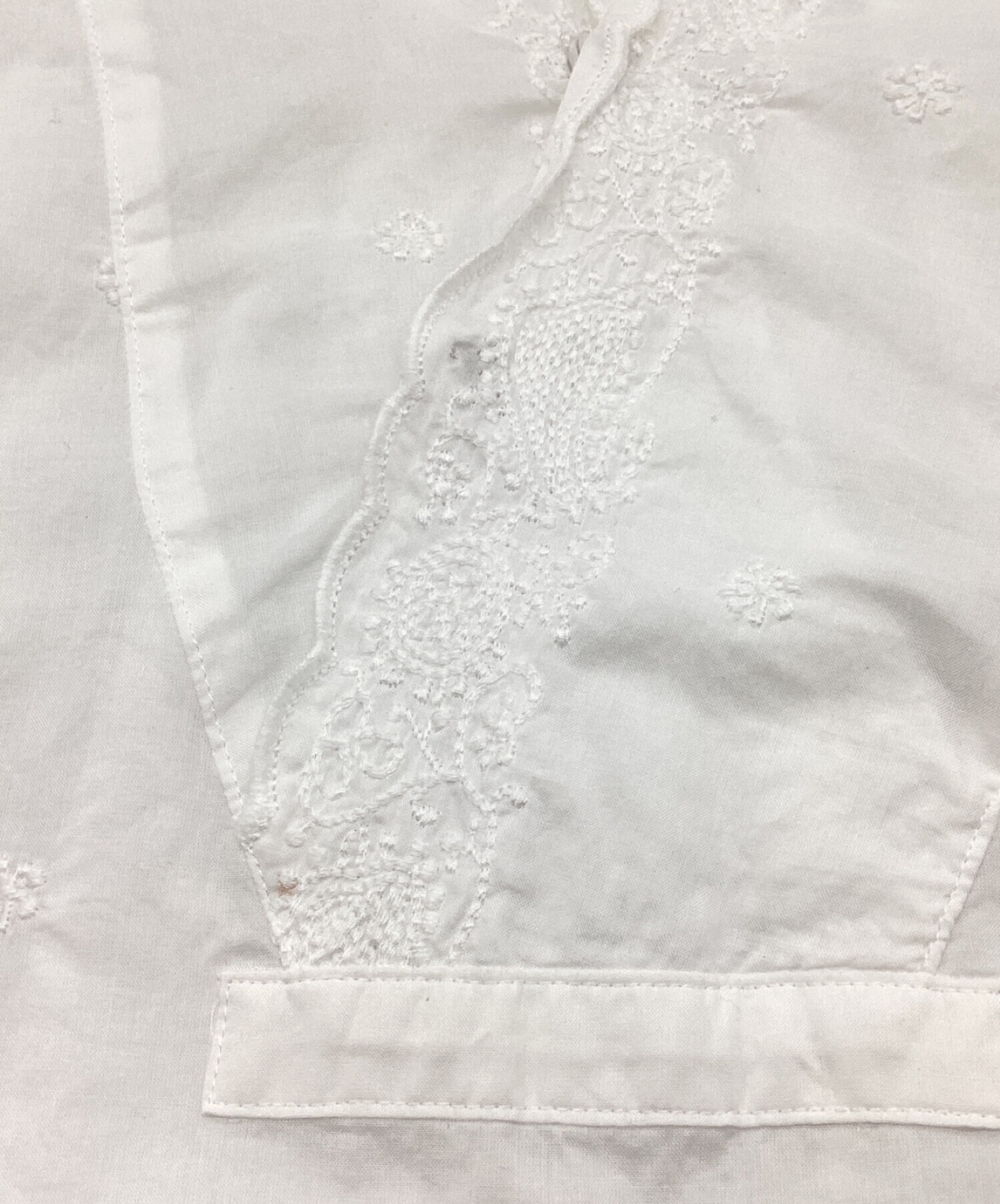 中古・古着通販】GASA* (ガサ) ふたりの木 レースブラウス しらゆき と 
