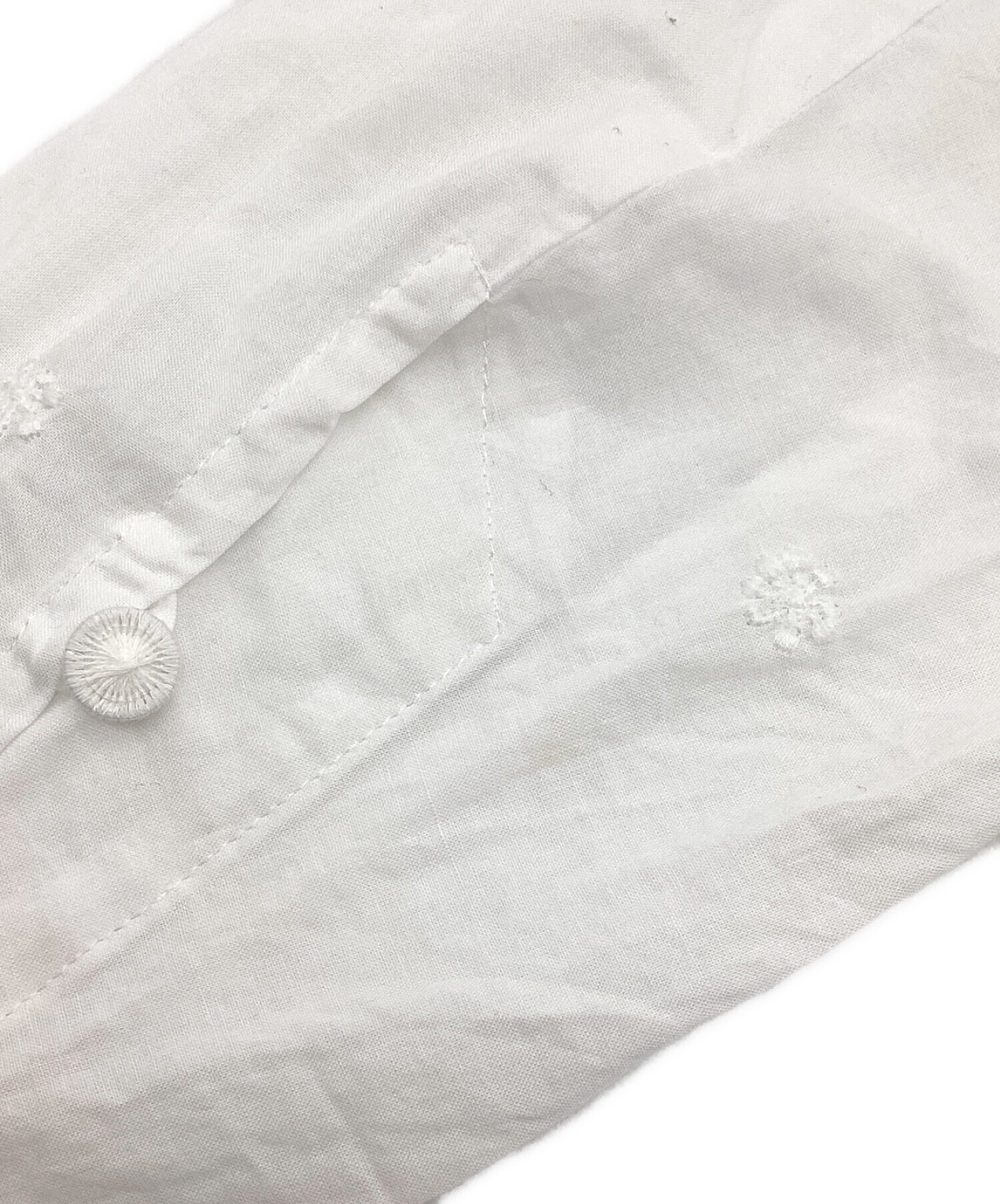 中古・古着通販】GASA* (ガサ) ふたりの木 レースブラウス しらゆき と