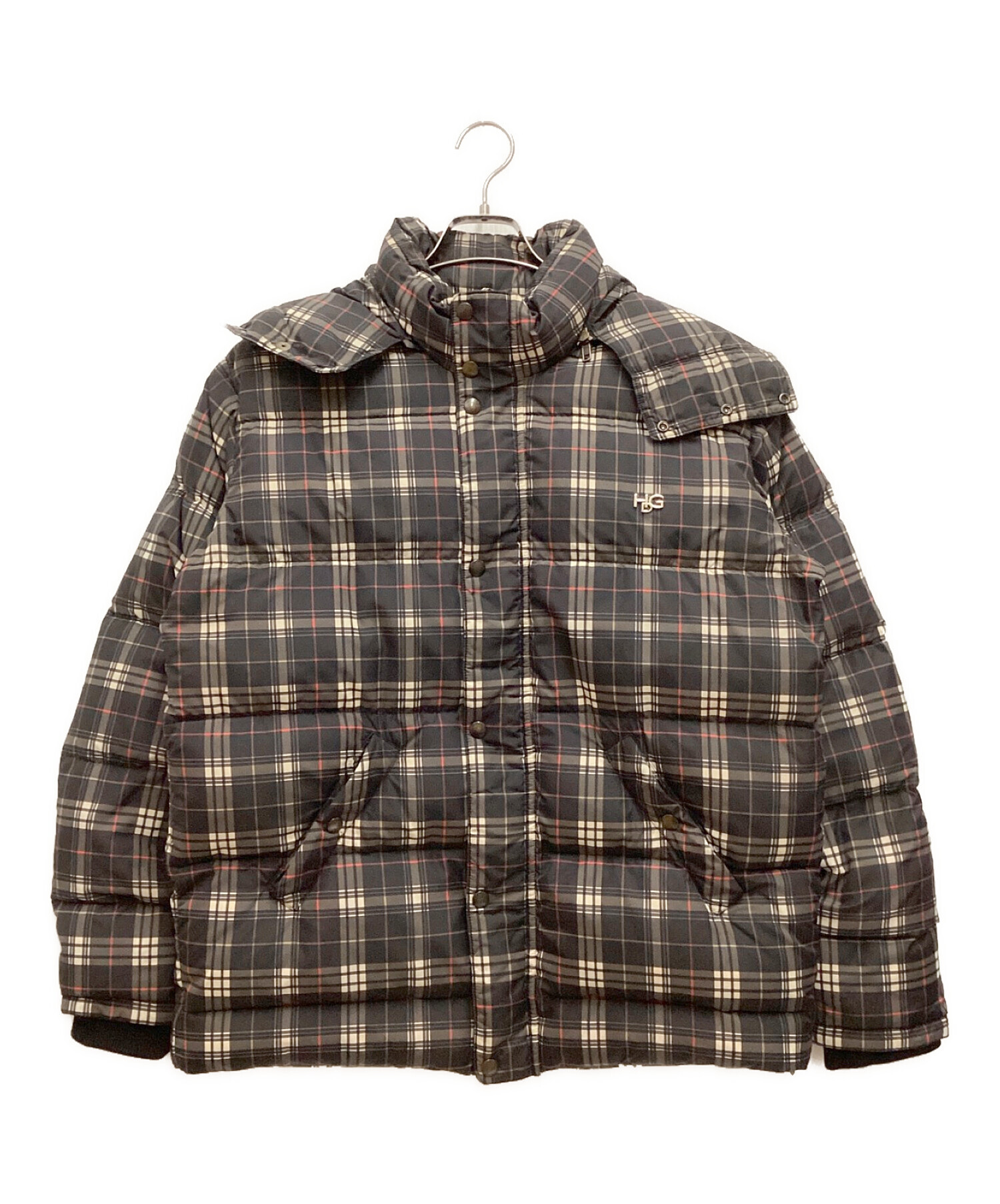 中古・古着通販】GIVENCHY (ジバンシィ) マドラスチェックダウン