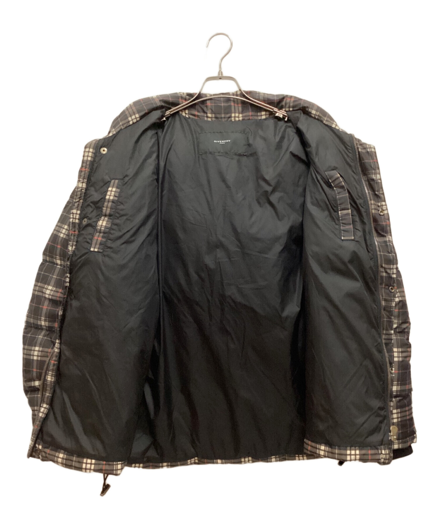 中古・古着通販】GIVENCHY (ジバンシィ) マドラスチェックダウン 
