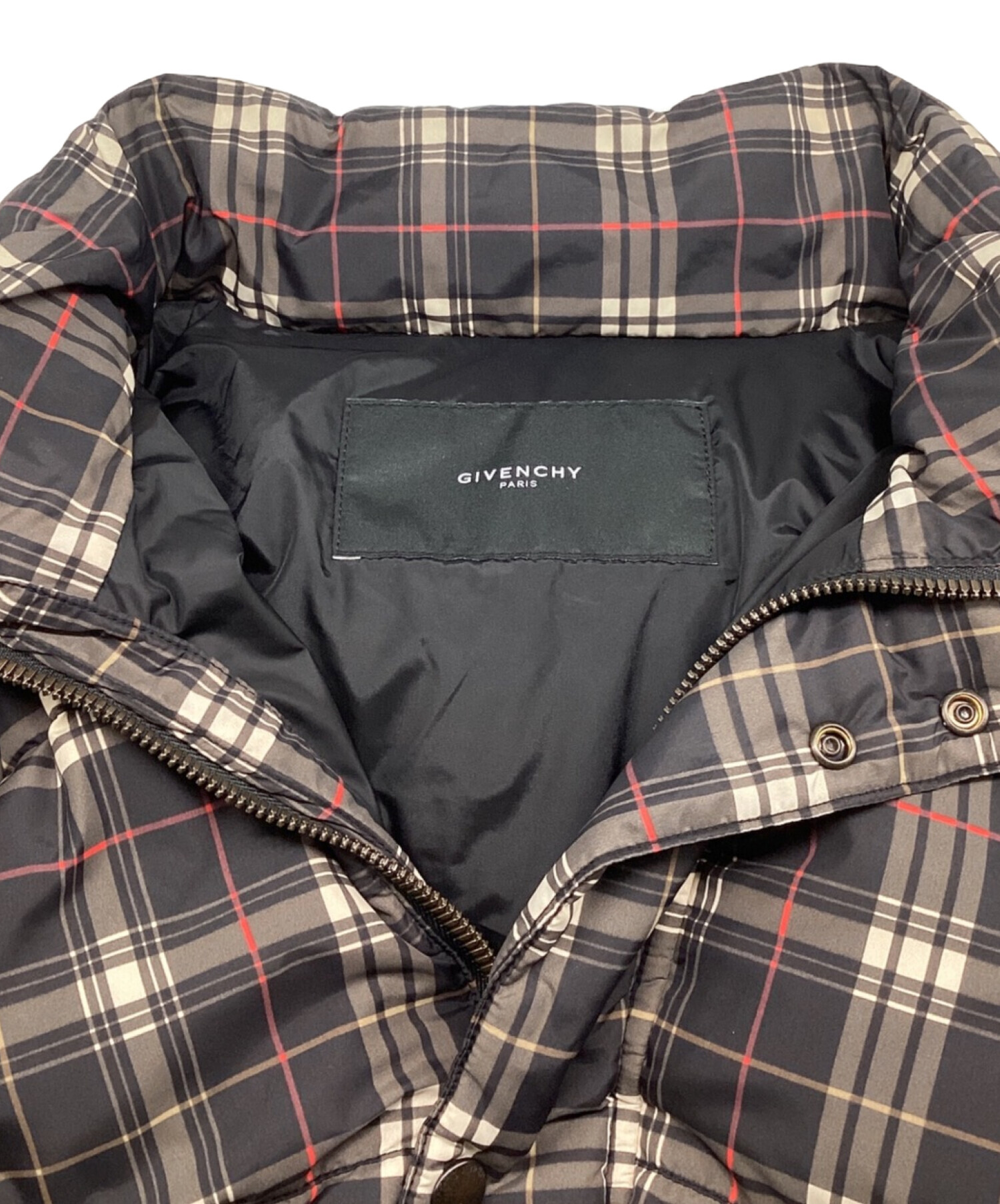 中古・古着通販】GIVENCHY (ジバンシィ) マドラスチェックダウン