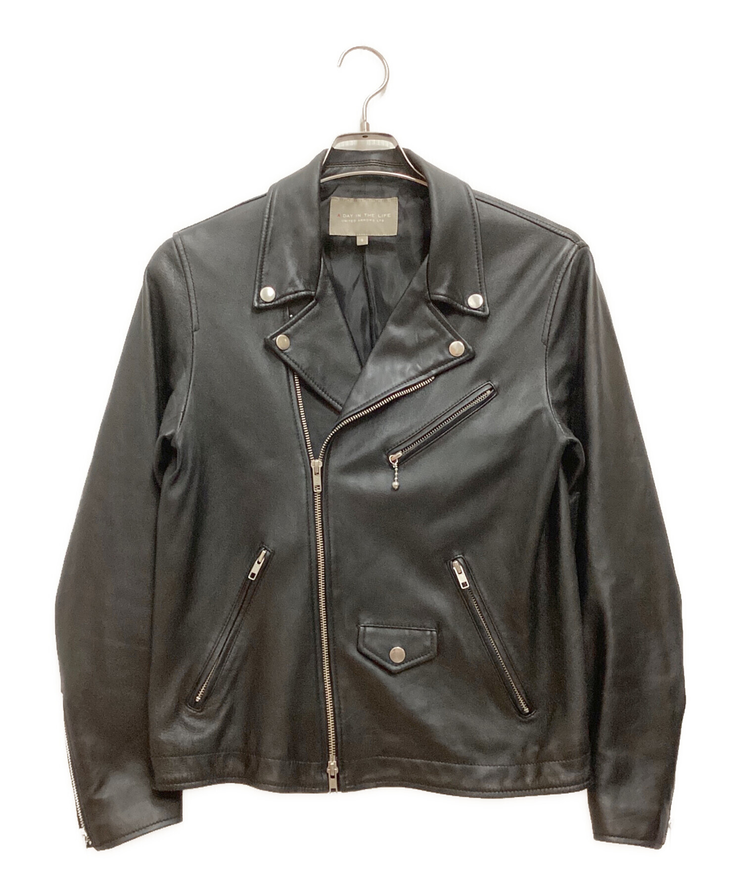 A DAY IN THE LIFE ブラックレザージャケット S A day in the life