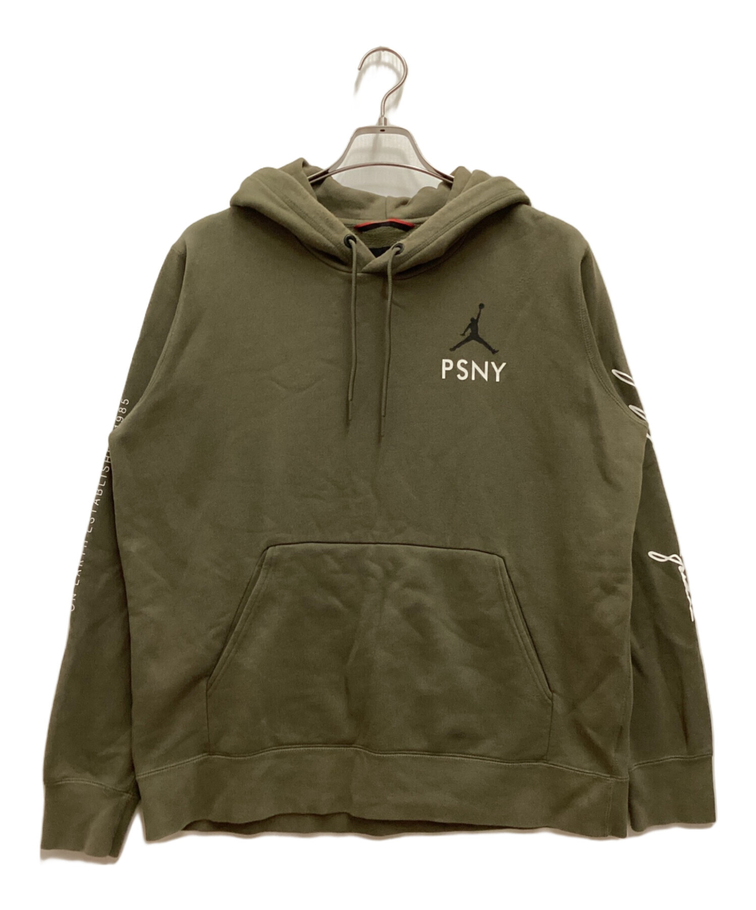 JORDAN (ジョーダン) PSNY (パブリックスクールニューヨーク) PSNY X JORDAN PO HOODIE ジョーダン  プルオーバー フーディ Public School NYC NIKE オリーブ サイズ:M