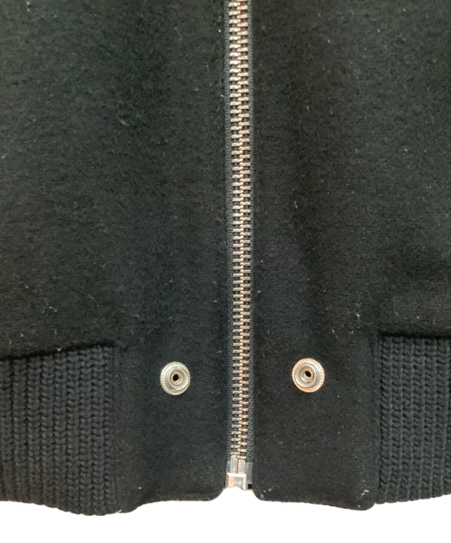 中古・古着通販】DIESEL (ディーゼル) ニット切替レザースリーブ