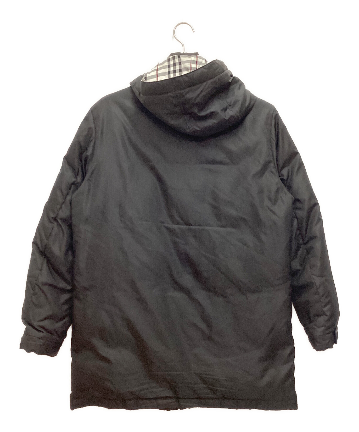 BURBERRY BLACK LABEL ダウンコート ノバチェック L-NY購入14K