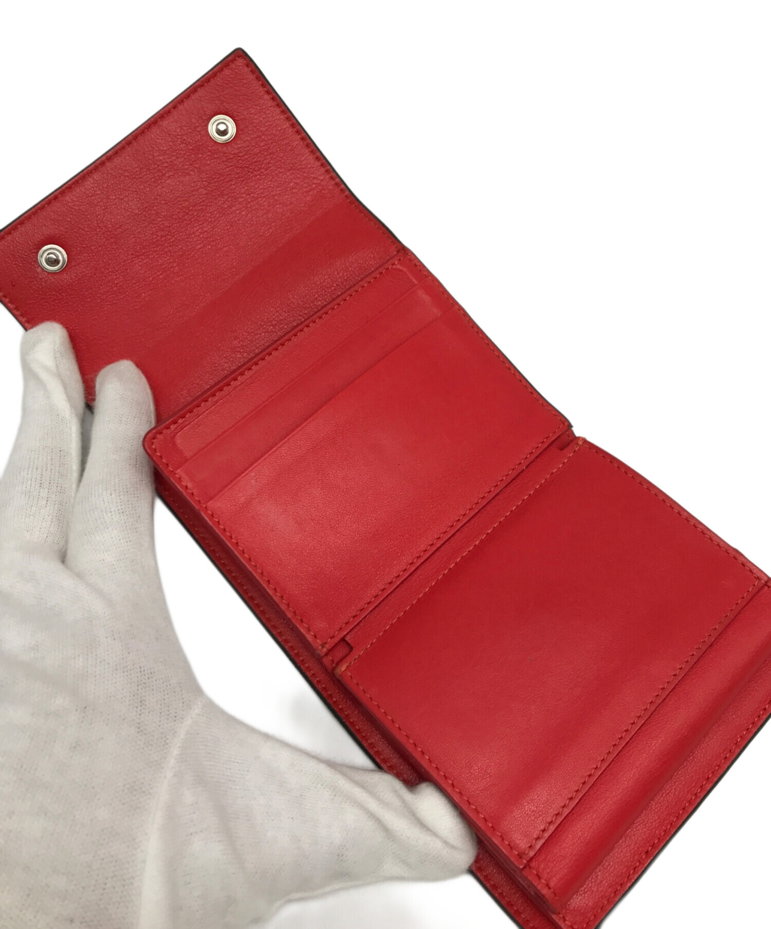 中古・古着通販】CELINE (セリーヌ) 2つ折り財布 ベージュ｜ブランド