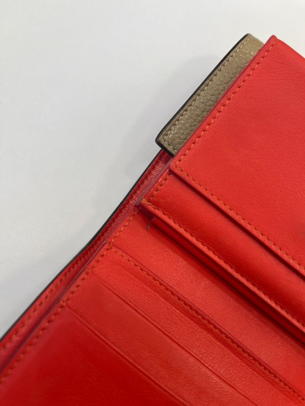 中古・古着通販】CELINE (セリーヌ) 2つ折り財布 ベージュ｜ブランド