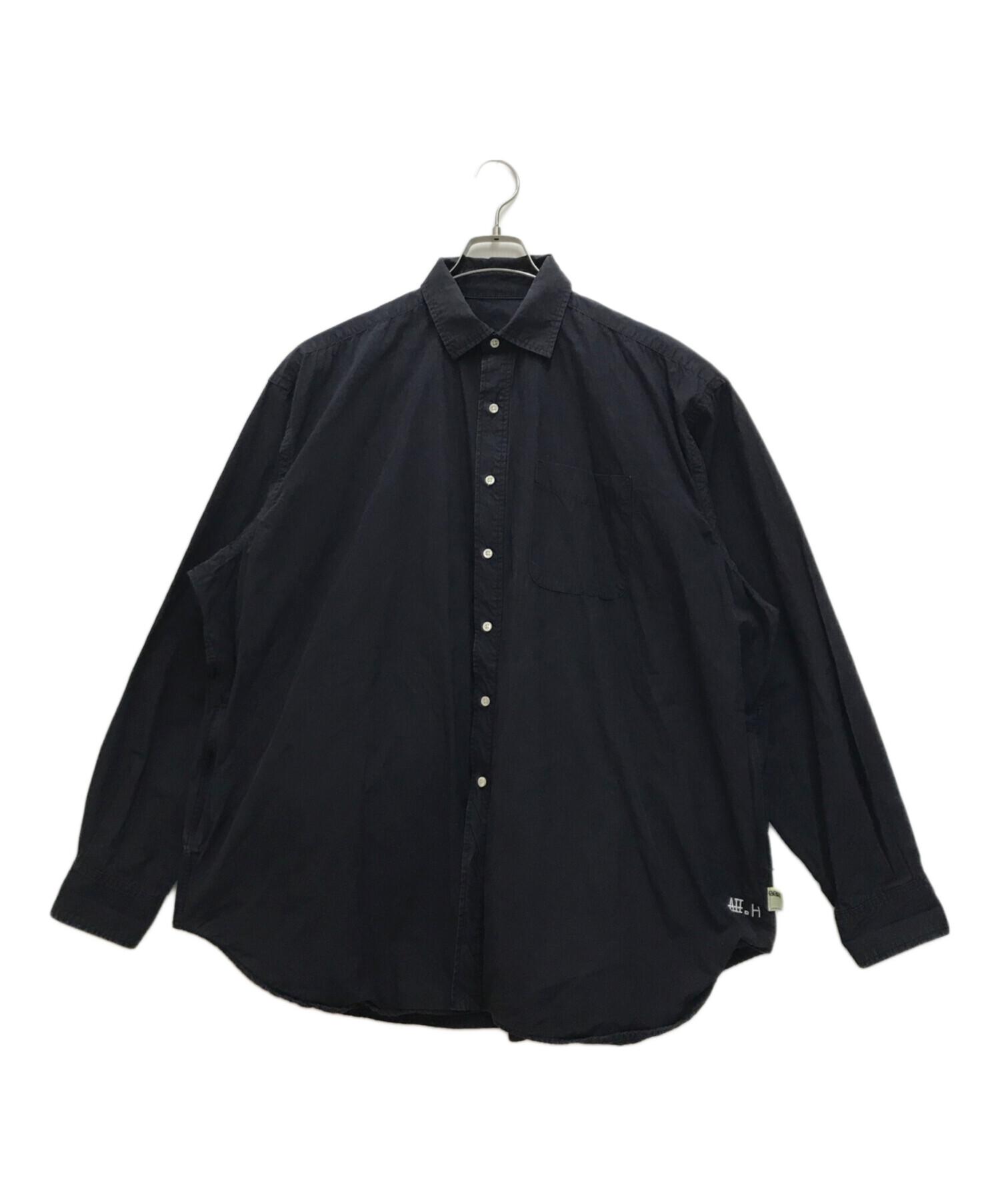 中古・古着通販】SSZ (エスエスズィー) BIG SHIRT ネイビー サイズ