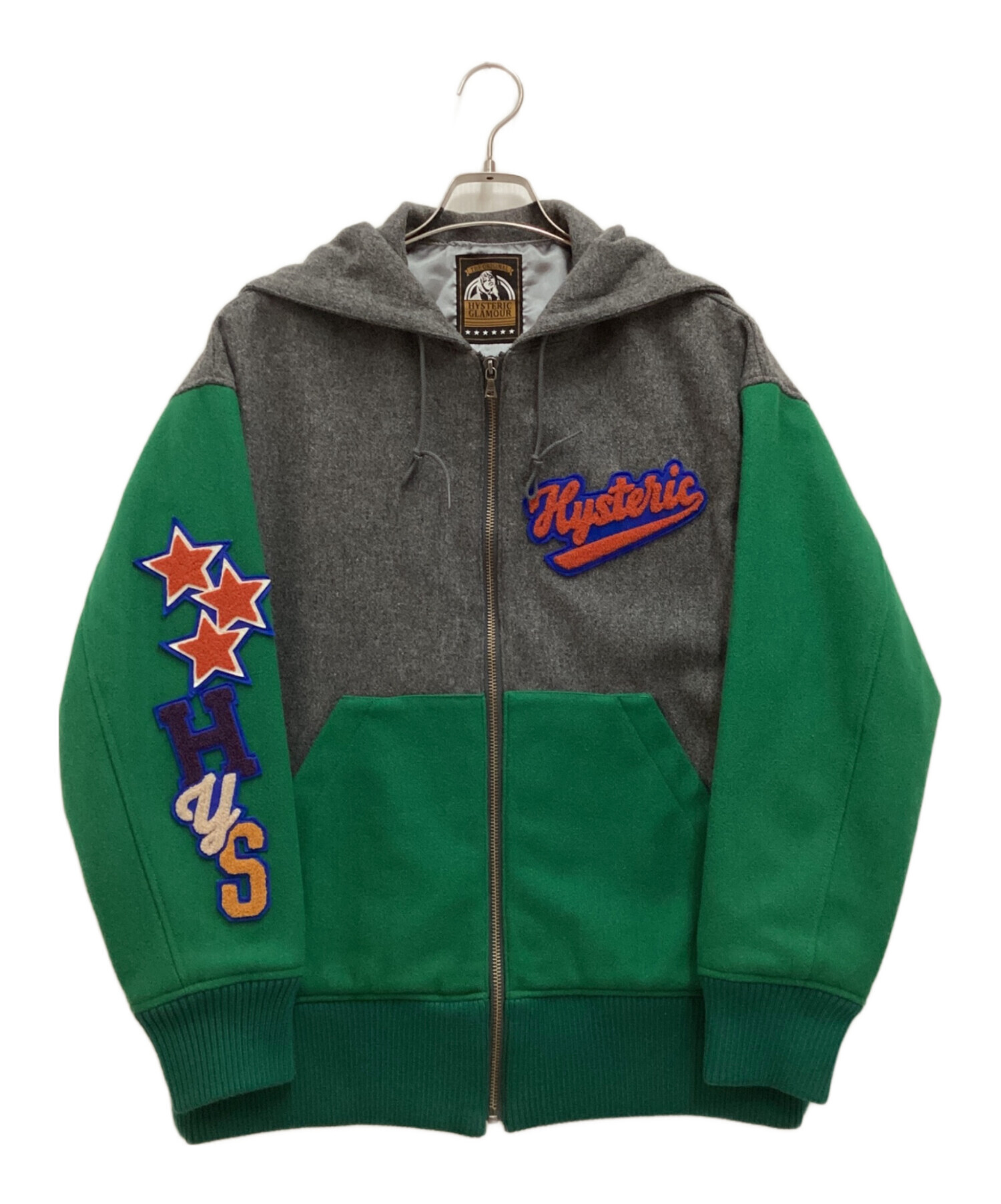 HYSTERIC GLAMOUR ワッペン ジャケット キッズ Lサイズ 中古・古着通販】Hysteric Glamour (ヒステリックグラマー) ワッペン付