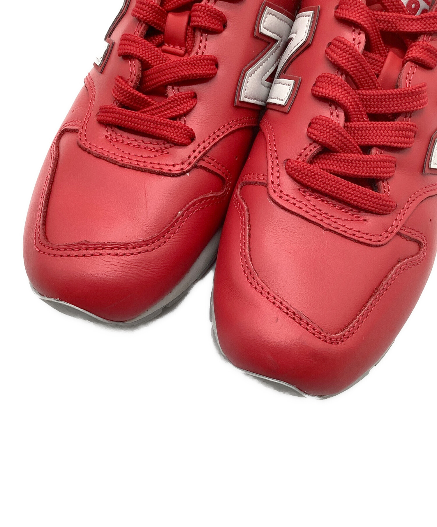 New Balance 996 レッド 24センチ新品未使用 未使用品に近い new