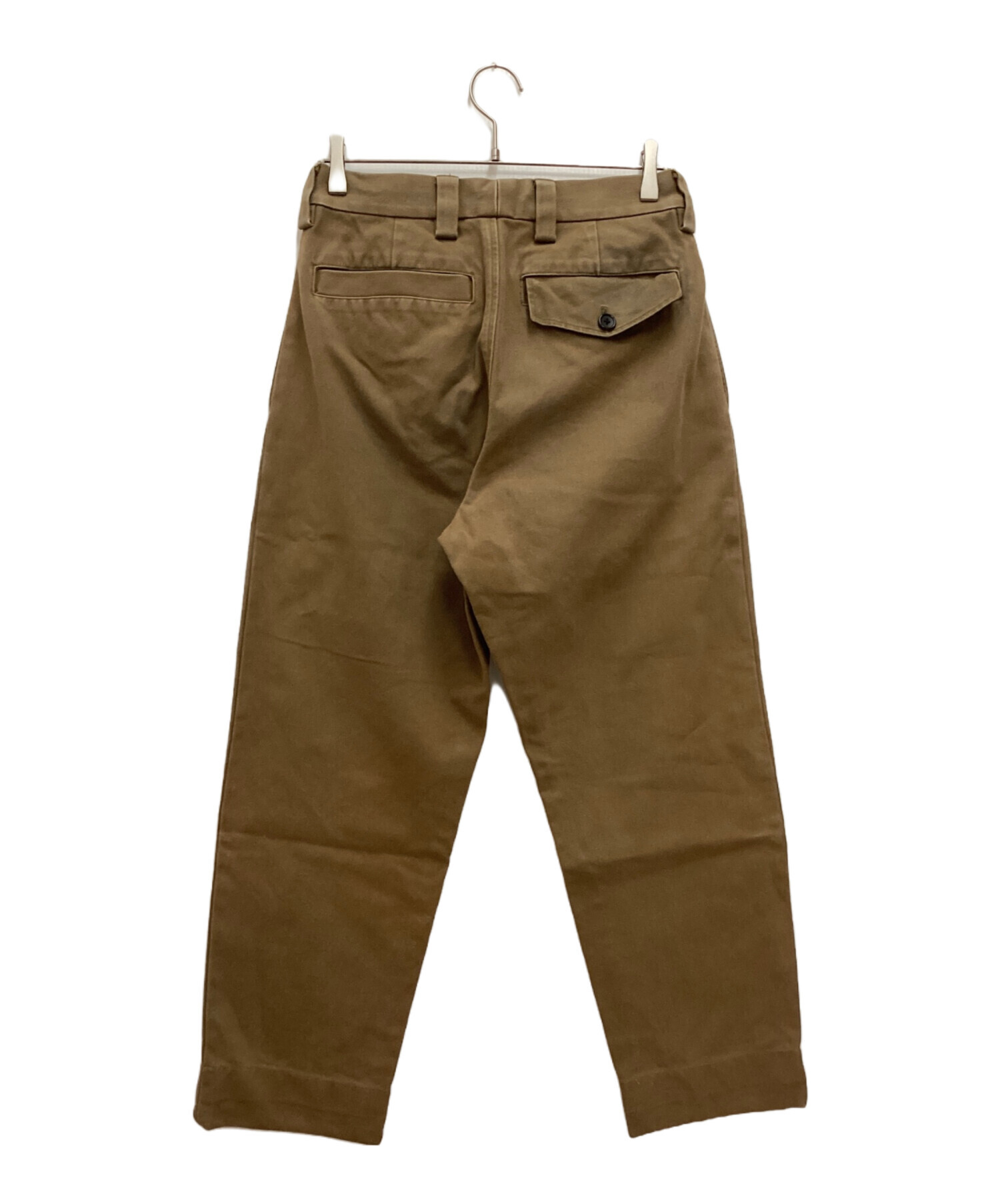 マーガレットハウエル　チノパン　コットン　ベージュ　タック　旧タグ 中古・古着通販】MARGARET HOWELL (マーガレットハウエル) コットン