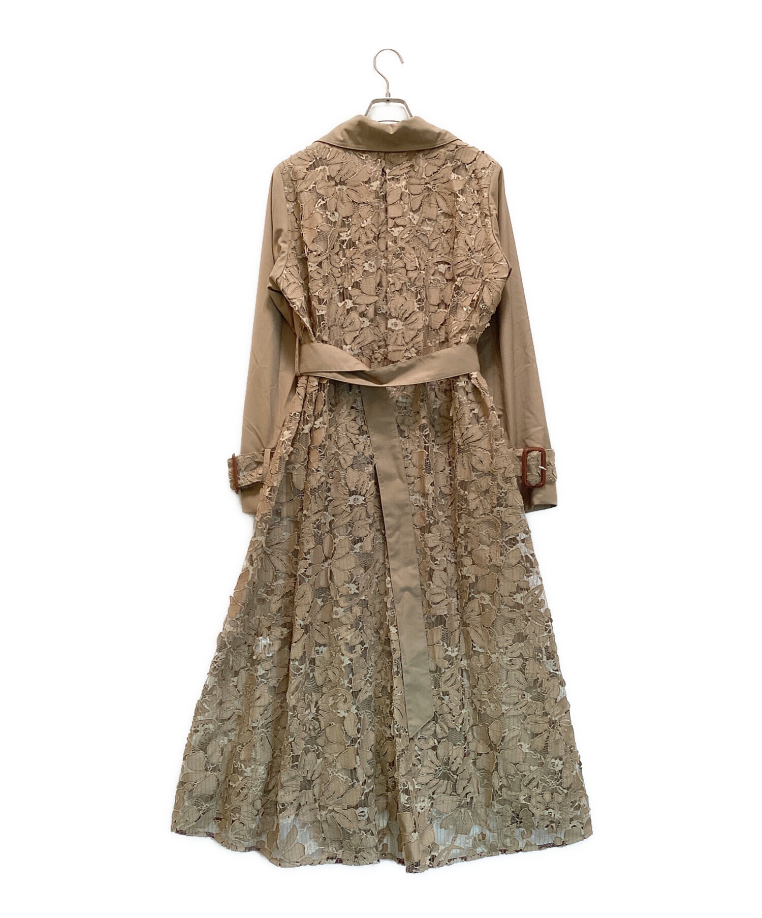 【美品】Ameri VINTAGE バックレース トレンチコート Ameri VINTAGE - AMERI BACK LACE COAT バックレース トレンチコートの