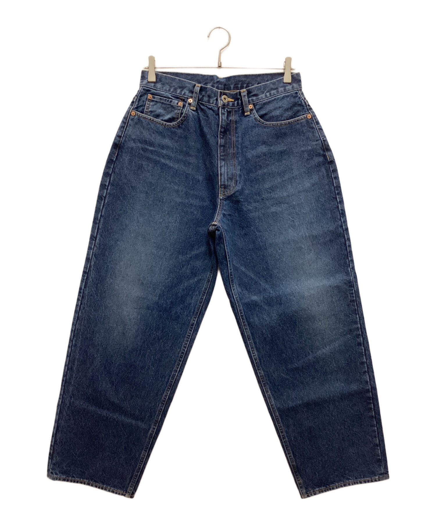 中古・古着通販】SEESEE (シーシー) デニムパンツ ウォッシュドブルー