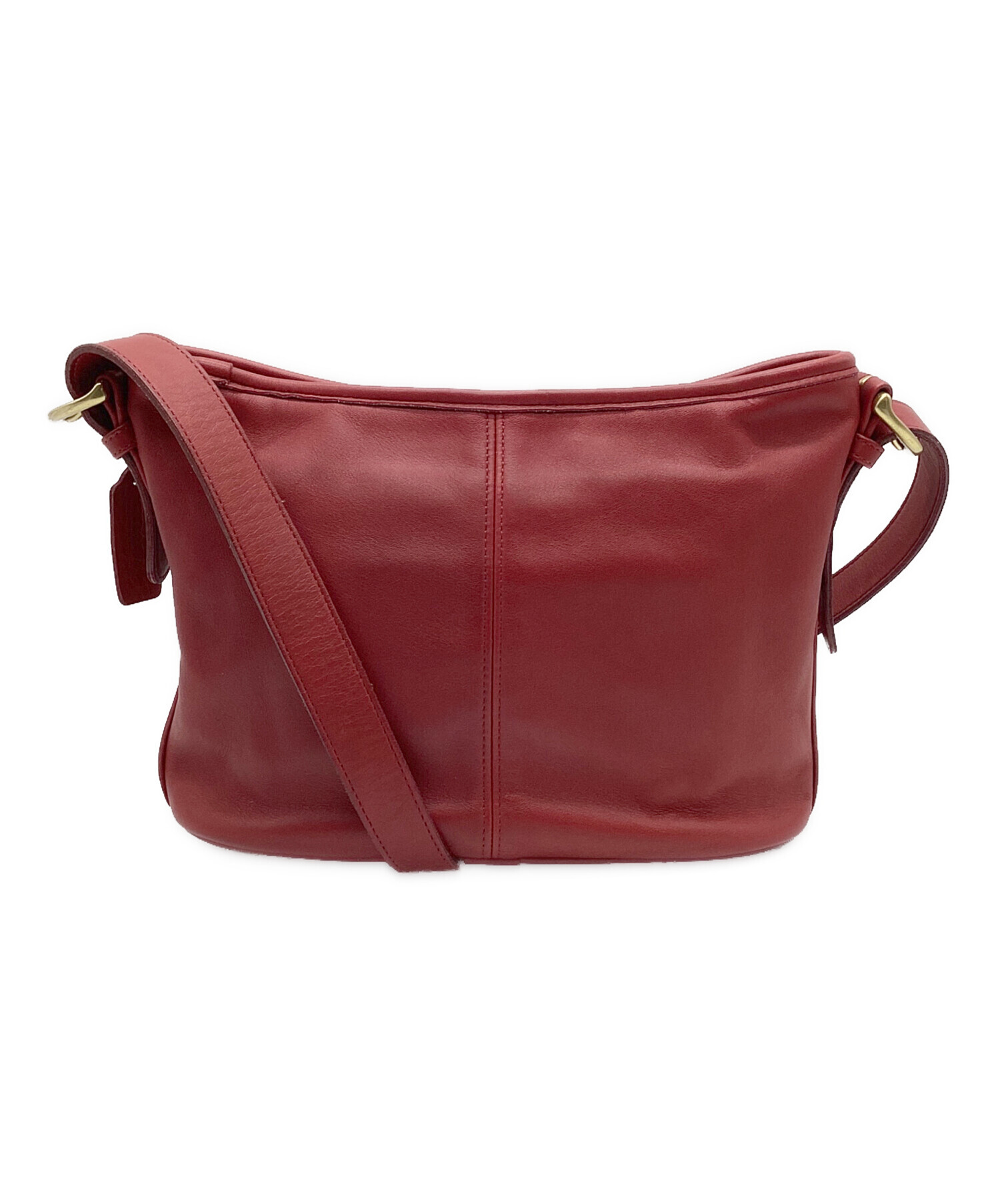 中古・古着通販】COACH (コーチ) レザーショルダーバッグ OLD COACH