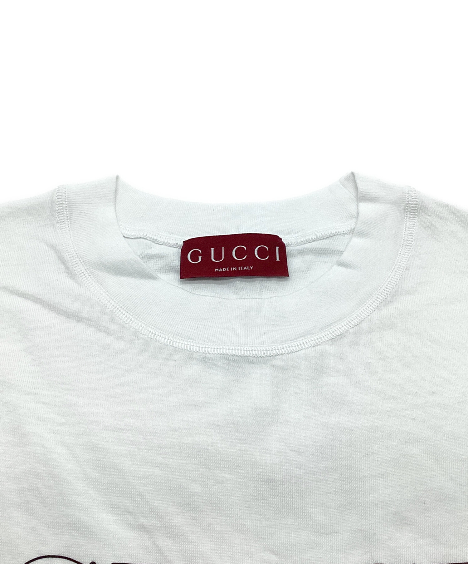 中古・古着通販】GUCCI (グッチ) “GUCCI”プリント コットンジャージー 