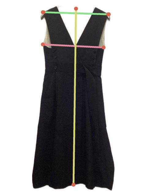 中古・古着通販】UJOH (ウジョー) ウールギャバジンジャンパースカート