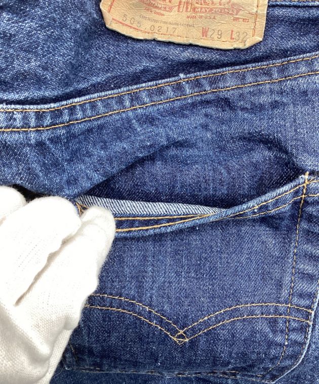 中古・古着通販】LEVI'S (リーバイス) 70S 505デニム TALON42 USA製 79