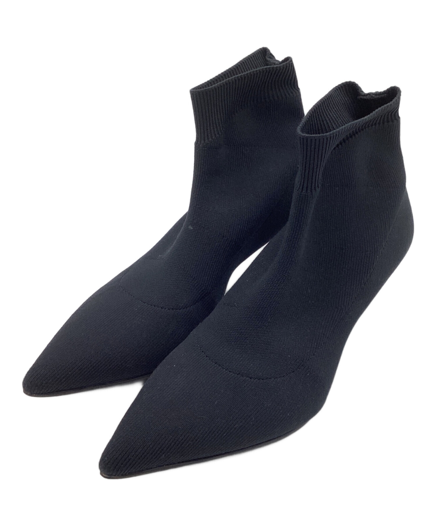 中古・古着通販】PRADA (プラダ) ソックスブーツ ブラック サイズ:35 1 