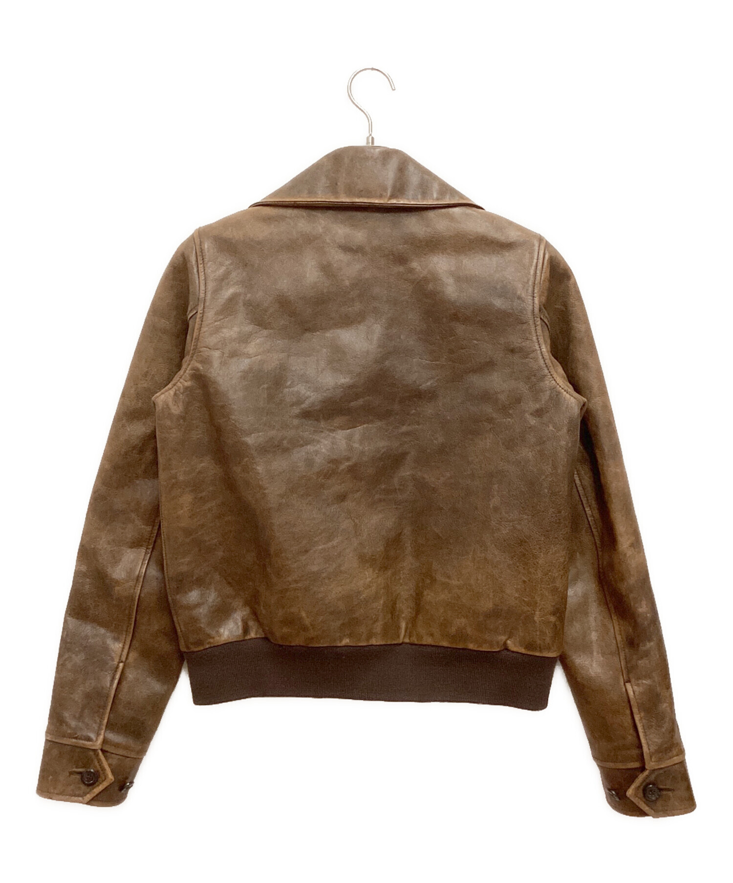 Ralph Lauren ブラウンレザージャケット S 中古・古着通販】RALPH LAUREN (ラルフローレン) レザージャケット