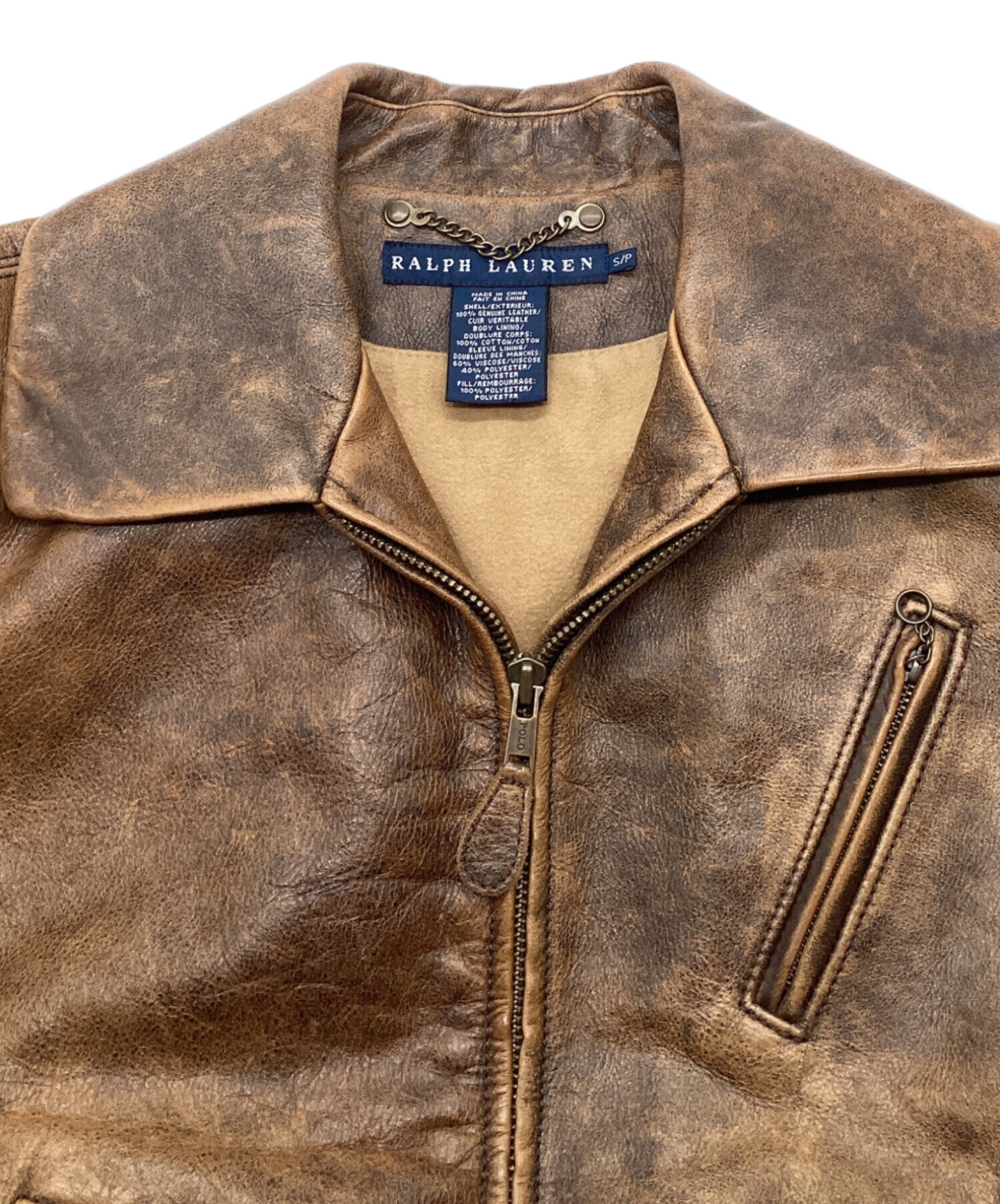 中古・古着通販】RALPH LAUREN (ラルフローレン) レザージャケット