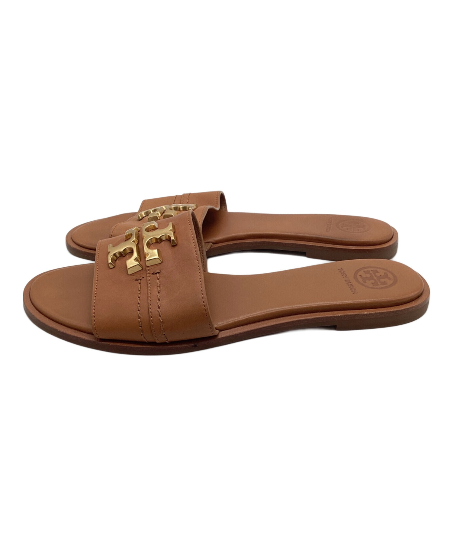 TORY BURCH ブラウン レザーサンダル