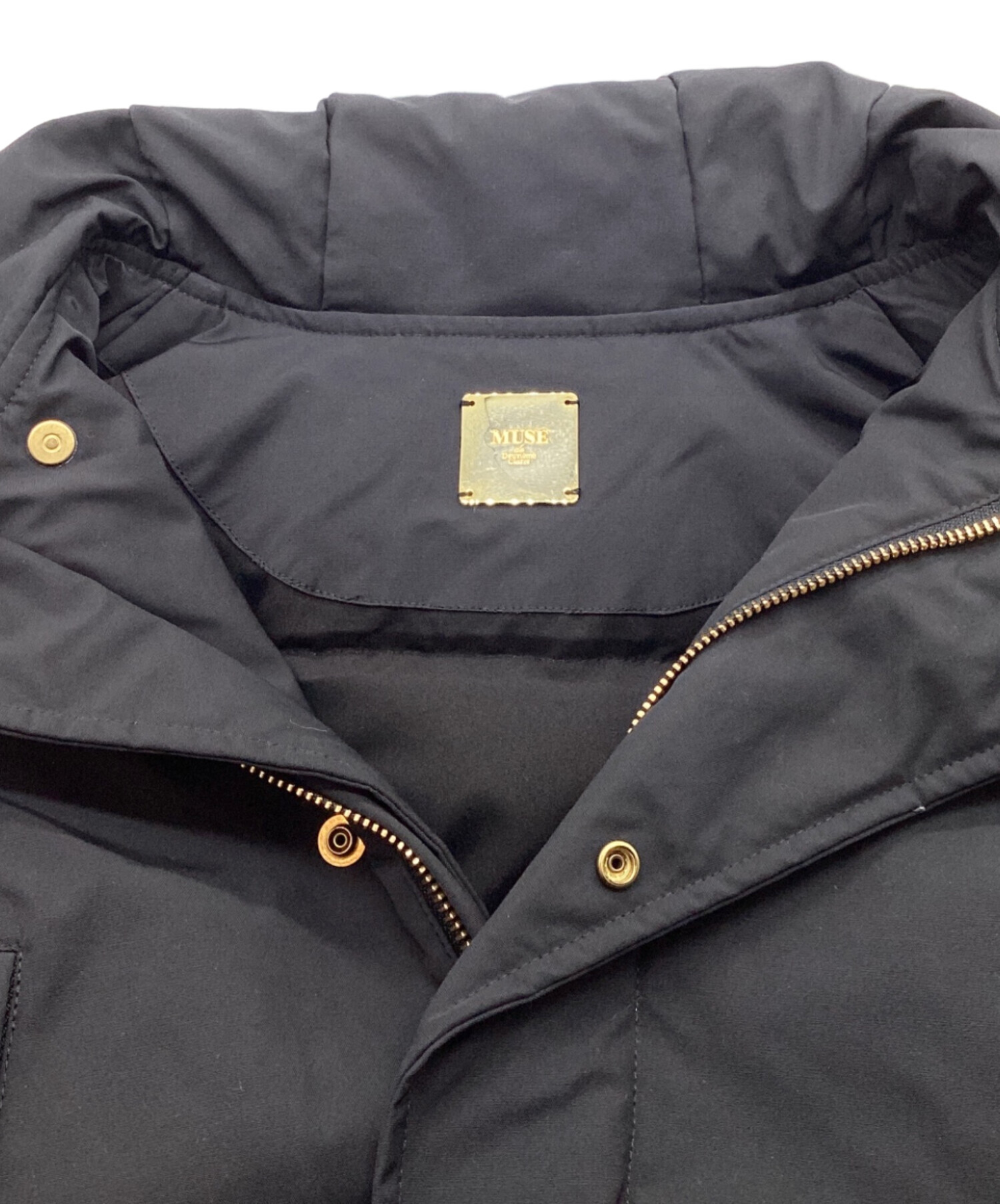 MUSE de Deuxieme Classe ジャケット 36 黒 ブラック MUSE de Deuxieme Classe 「MUSE classe」 ツイードジャケット 36