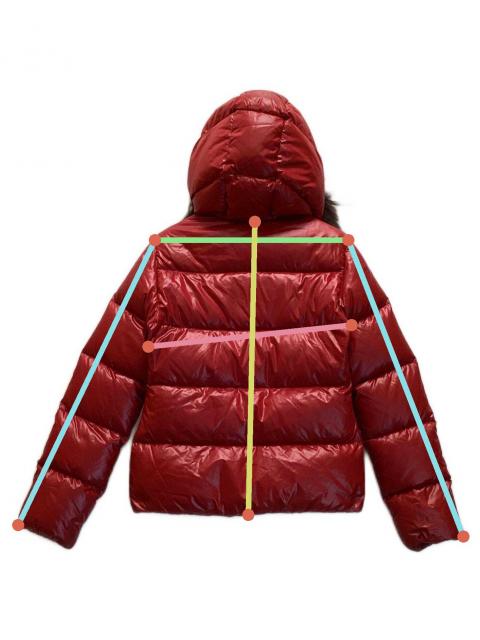 DUVETICA ADHARA ダウンジャケット レッド 38 ギャランティー付 中古・古着通販】DUVETICA (デュベティカ) ダウンジャケット フーディ