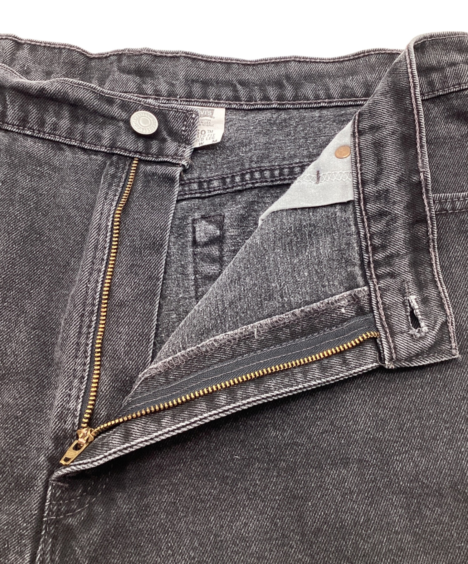 中古・古着通販】LEVI'S (リーバイス) 90S 550ブラックデニム