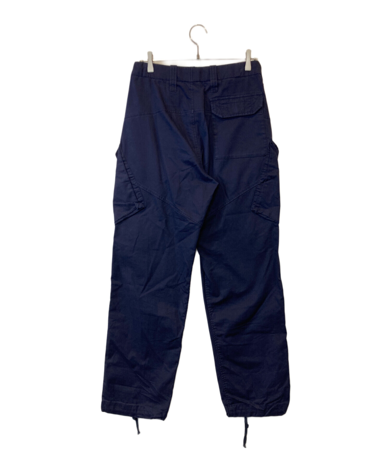 シャネルネイビー キュロットパンツ ベルト縫い付けロイヤルブルー シャネルネイビー キュロットパンツ ベルト縫い付けロイヤルブルー