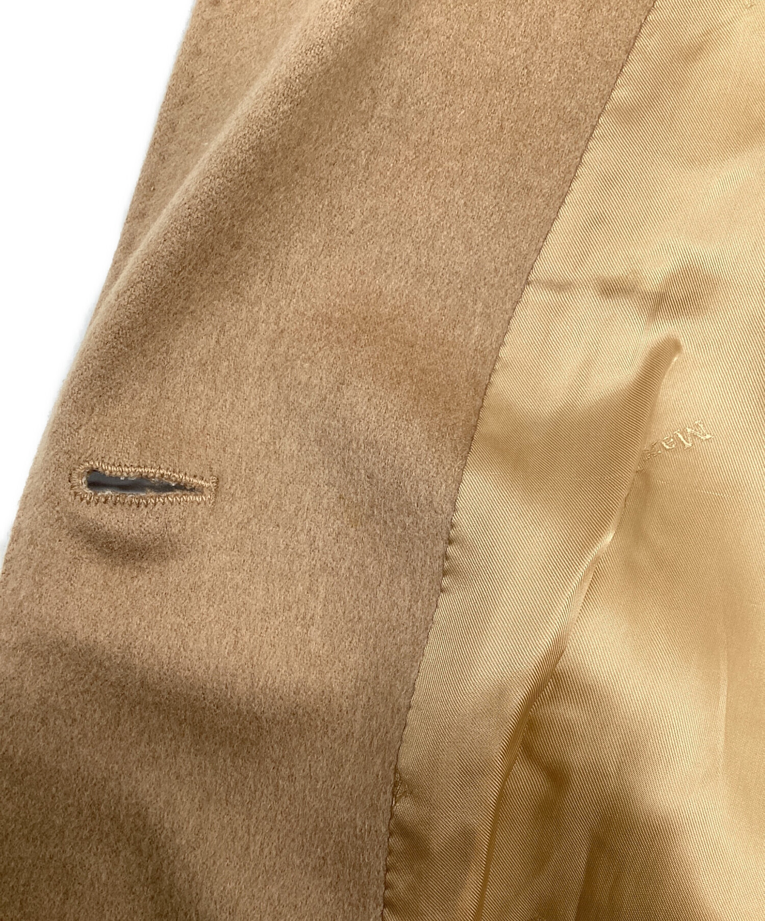 中古・古着通販】MaxMara (マックスマーラ) キャメル3Bテーラード