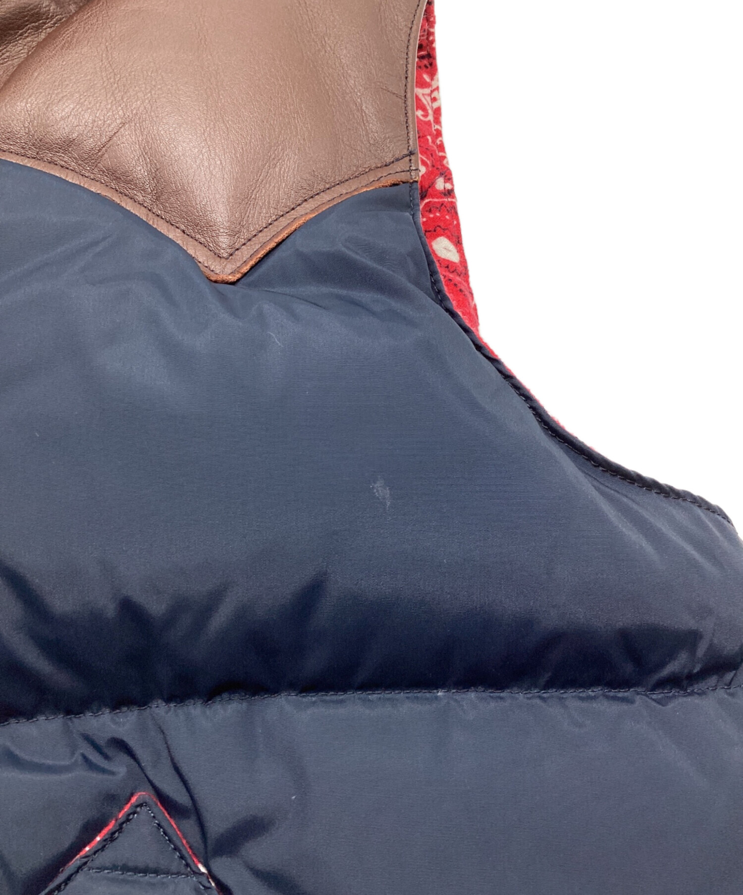 ロッキーマウンテンフェザーベッド ダファー ダウンベスト バンダナ柄 40 ロッキーマウンテンフェザーベッド ダファー ダウンベスト バンダナ柄 40