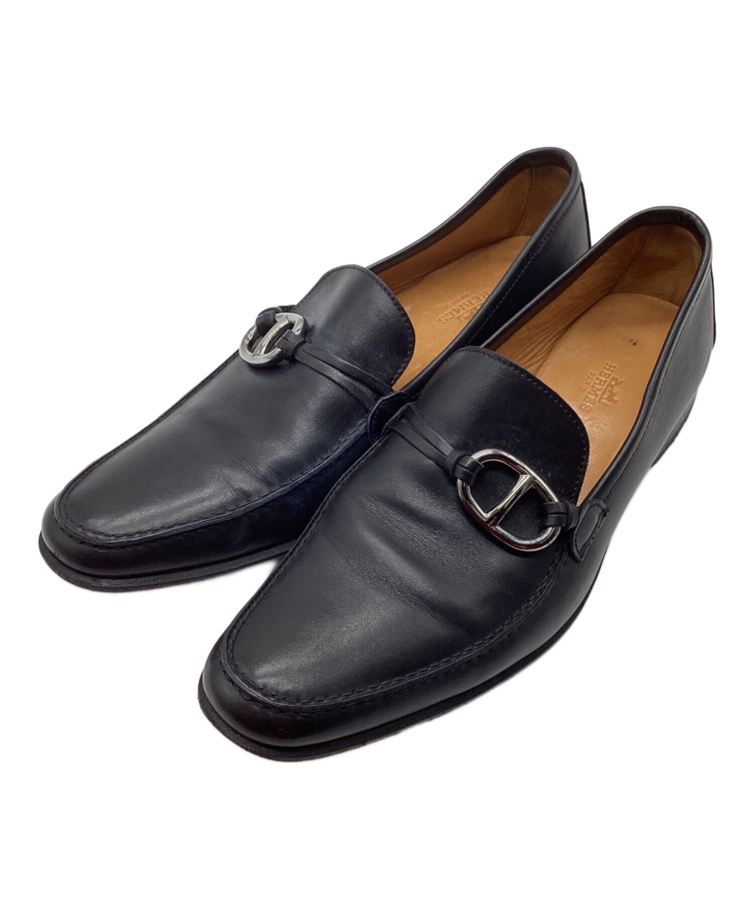 中古・古着通販】HERMES (エルメス) シェーヌダンクルローファー