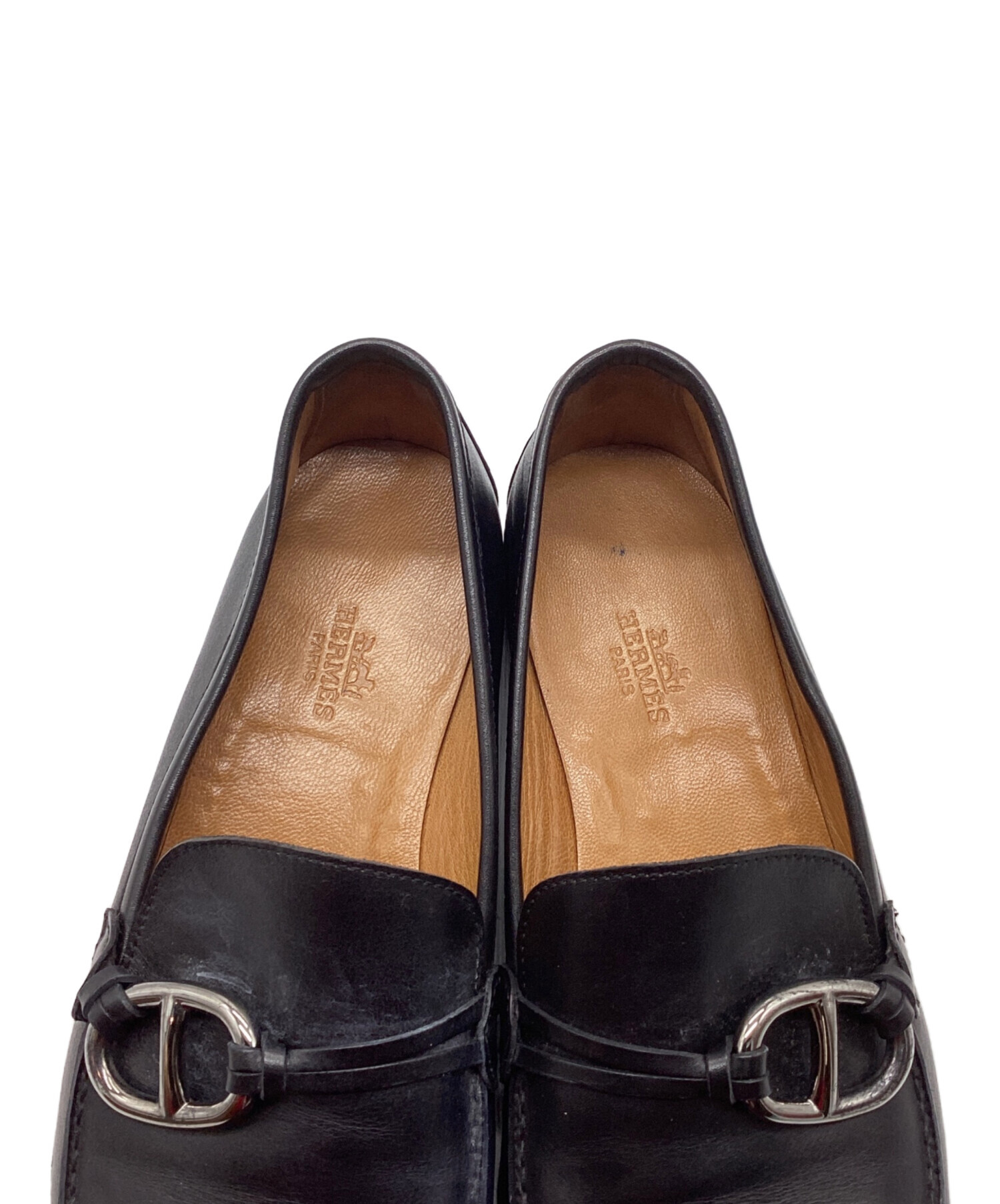 中古・古着通販】HERMES (エルメス) シェーヌダンクルローファー