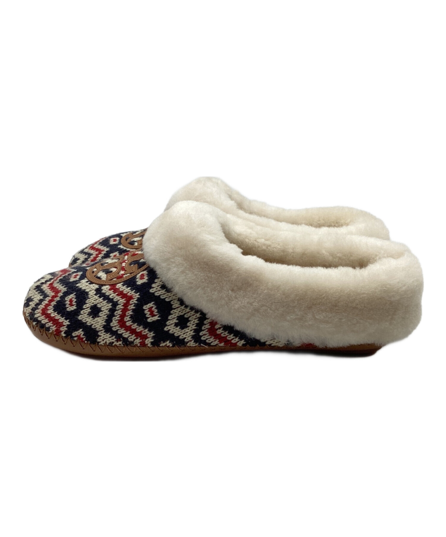 中古・古着通販】TORY BURCH (トリーバーチ) ニットムートンスリッポン
