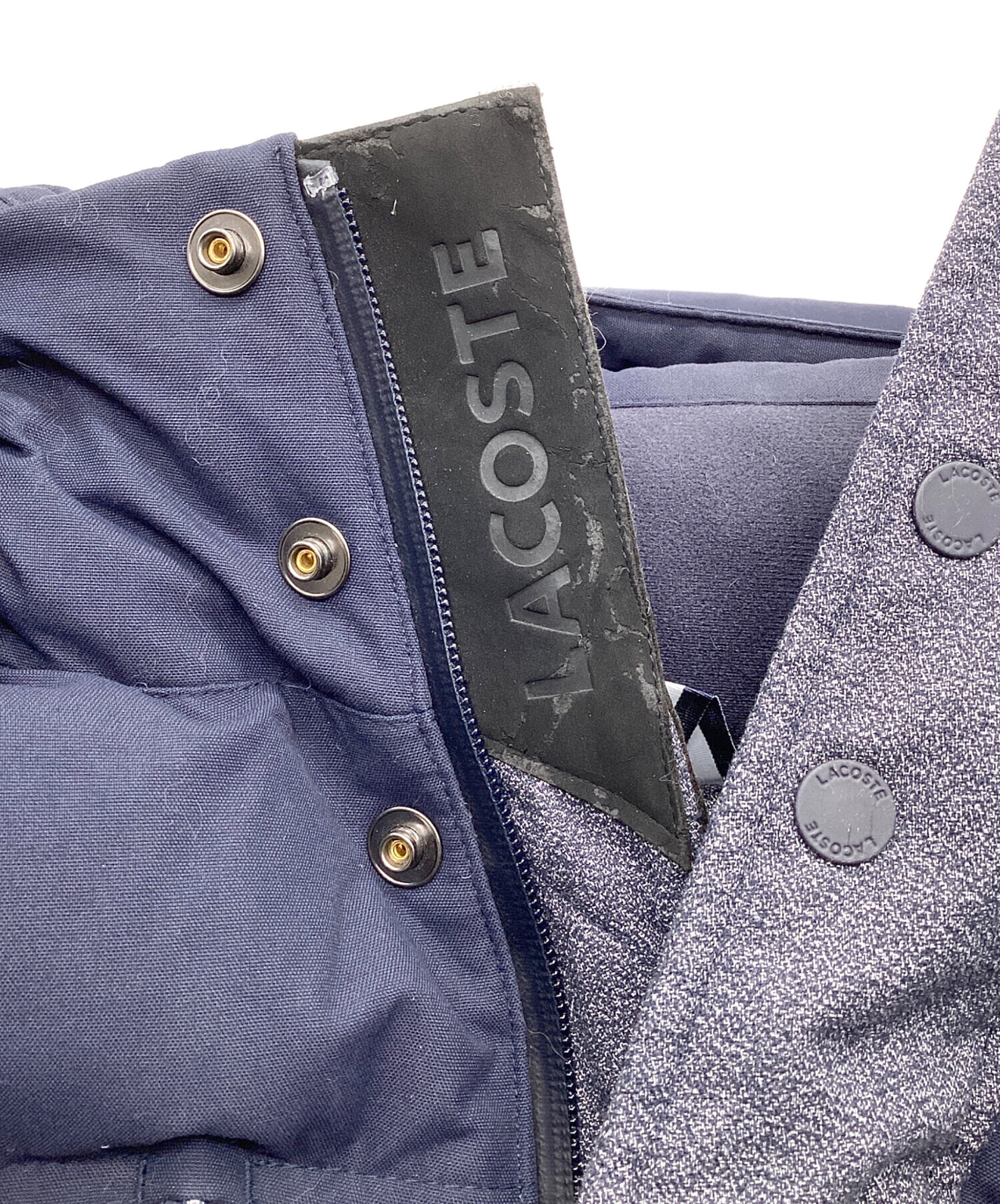 中古・古着通販】LACOSTE (ラコステ) カラーブロックキルトダウン