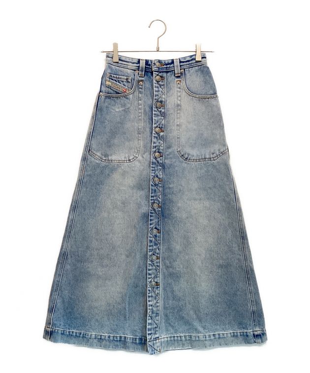 中古・古着通販】DIESEL (ディーゼル) デニムロングスカート DE 中古・古着通販】DIESEL (ディーゼル) デニムロングスカート DE