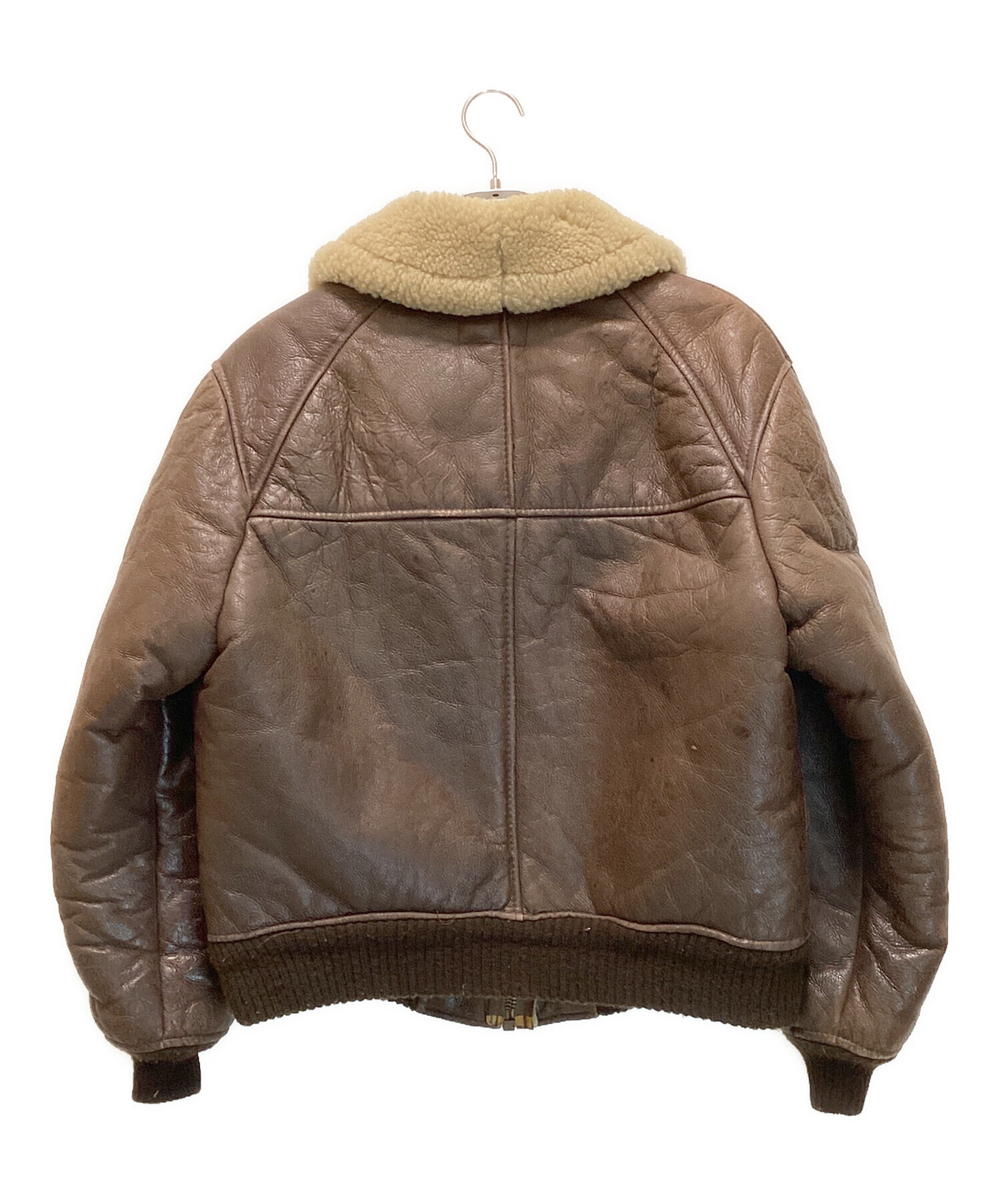 AVIREX B-6 シープスキン ムートン フライトジャケット SCOVIL 中古・古着通販】AVIREX (アヴィレックス) B-6フライトジャケット ボア