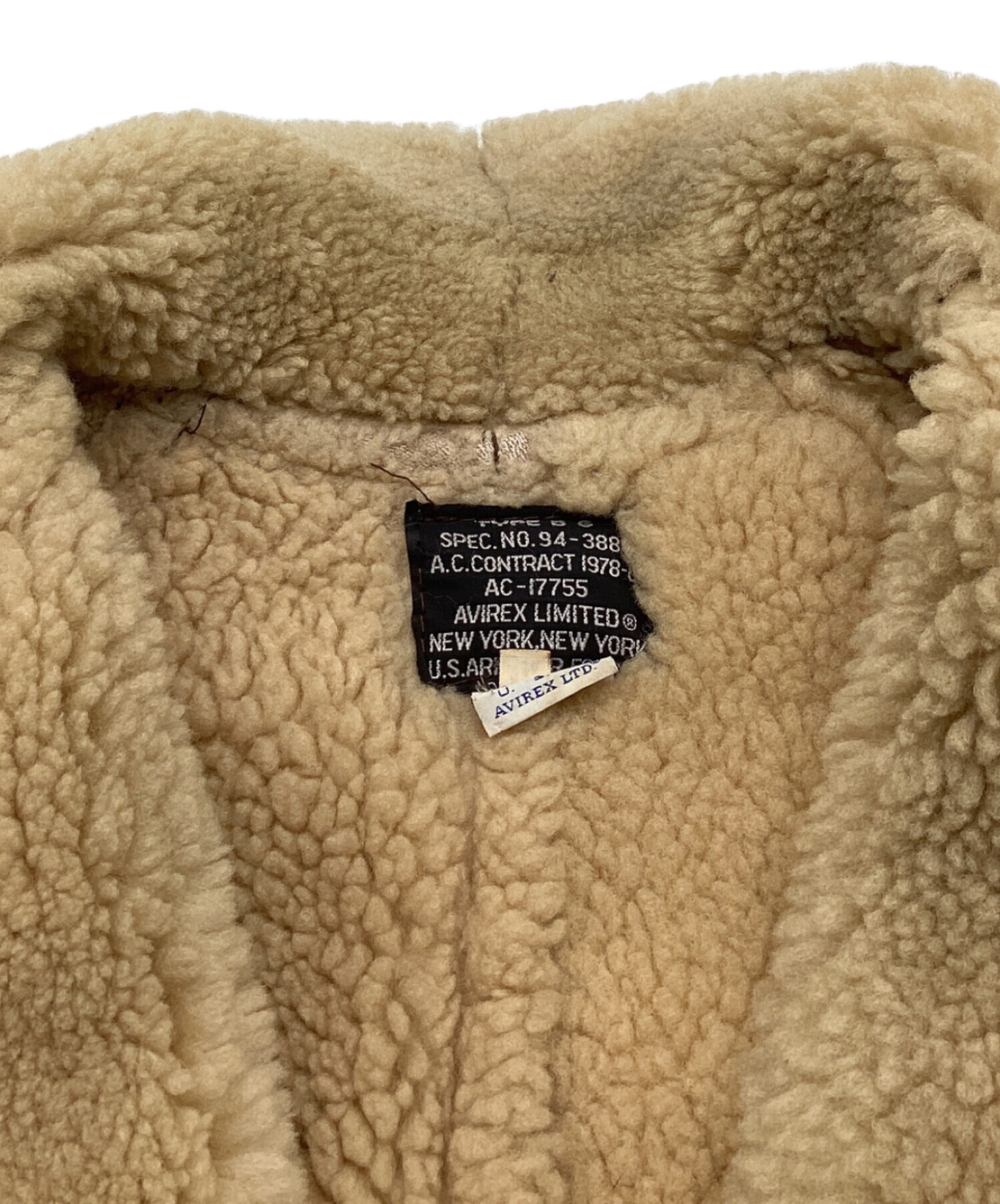 中古・古着通販】AVIREX (アヴィレックス) B-6フライトジャケット ボア