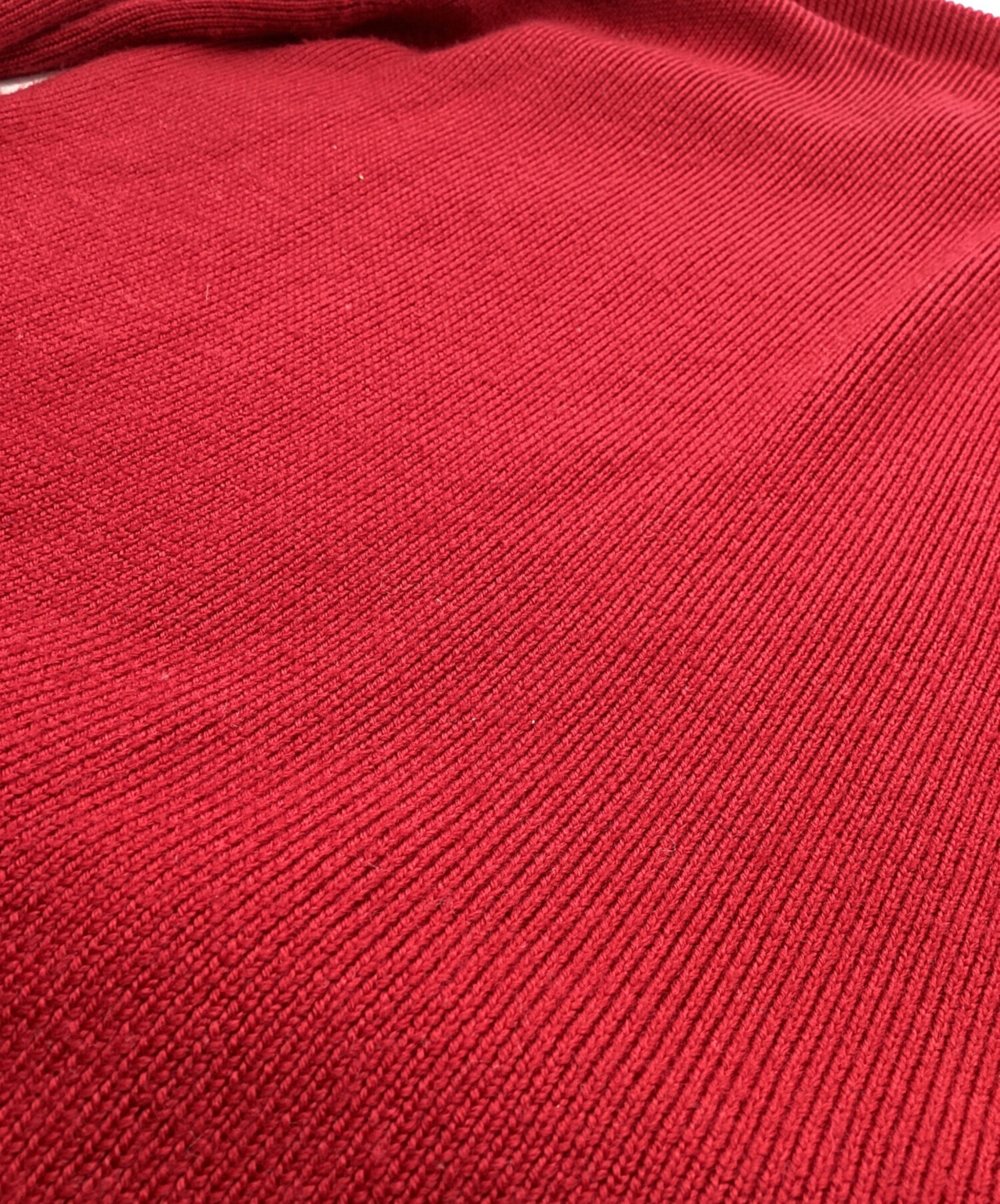 中古・古着通販】LIMI feu (リミフゥ) モンキーニットパーカー レッド